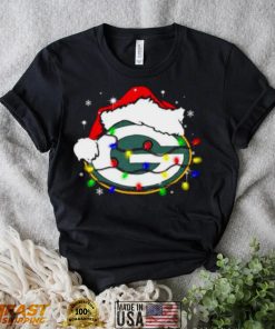 Santa Green Bay Packers Logo Lights Christmas shirt