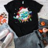 Santa Miami Dolphins Logo Lights Christmas shirt