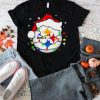 Santa Pittsburgh Steelers Logo Lights Christmas shirt