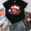 Snowman controllers Christmas santa hat gamer player xmas shirt