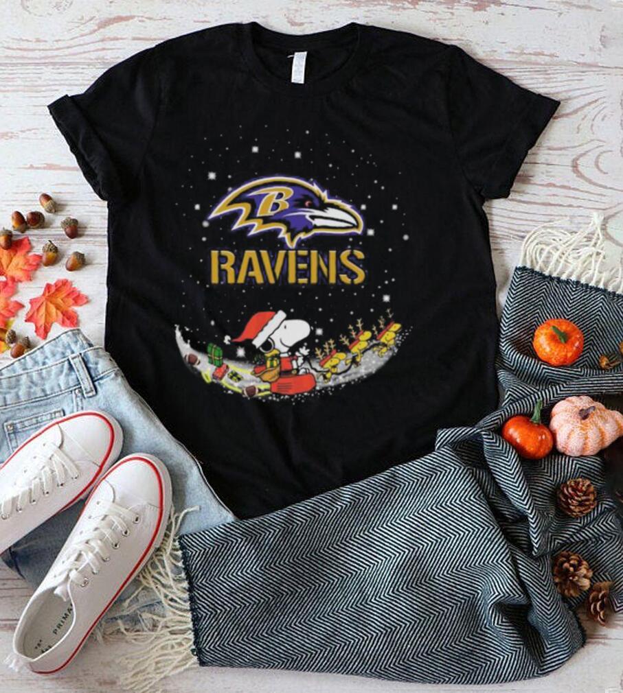 Santa Snoopy and Charlie Brown Baltimore Ravens 2022 merry christmas shirt Santa Snoopy and Charlie Brown Baltimore Ravens 2022 merry christmas shirt