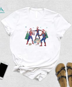 Santa Spider Man Merry Christmas Shirt