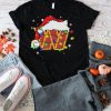 Santa Washington Commanders Logo Lights Christmas shirt