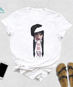 Santa Wednesday Addams Ho Ho No Christmas Shirt