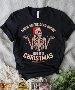 Santa skeleton when you’re dead inside but it’s Christmas sweater