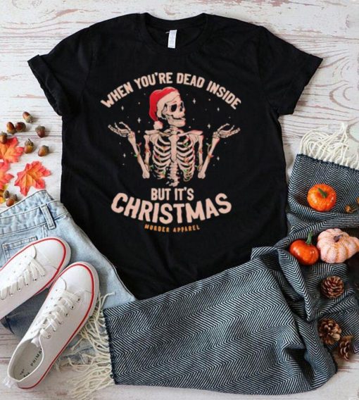 Santa skeleton when you’re dead inside but it’s Christmas sweater