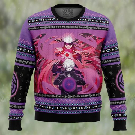 Satoru Gojo Jujutsu Kaisen Ugly Christmas Sweater