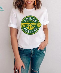 Seattle Sonics forever logo shirt