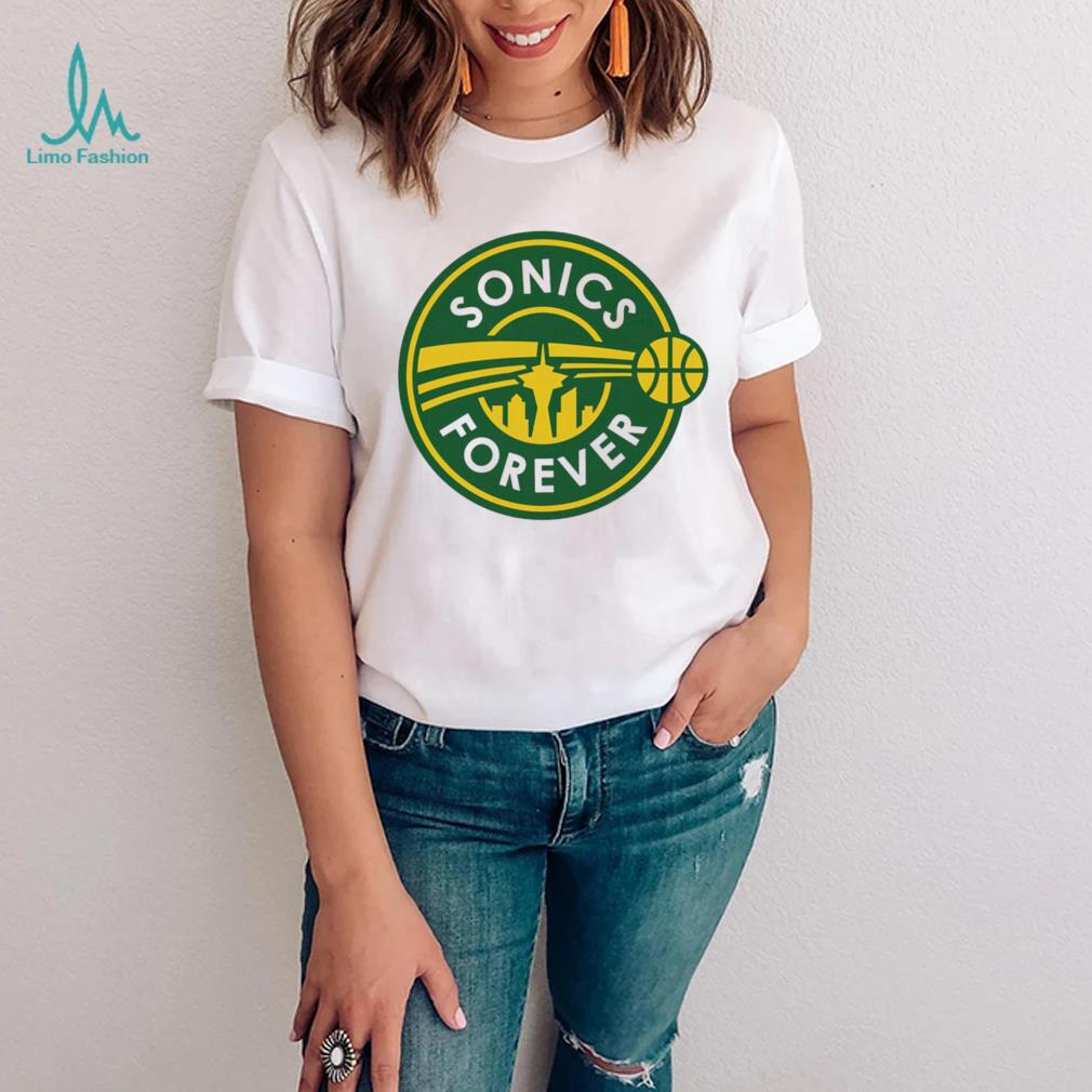 Seattle Sonics forever logo shirt Seattle Sonics forever logo shirt