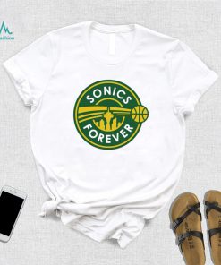 Seattle Sonics forever logo shirt