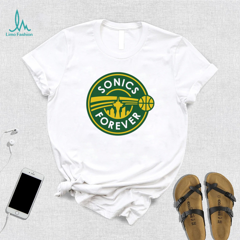 Seattle Sonics forever logo shirt Seattle Sonics forever logo shirt
