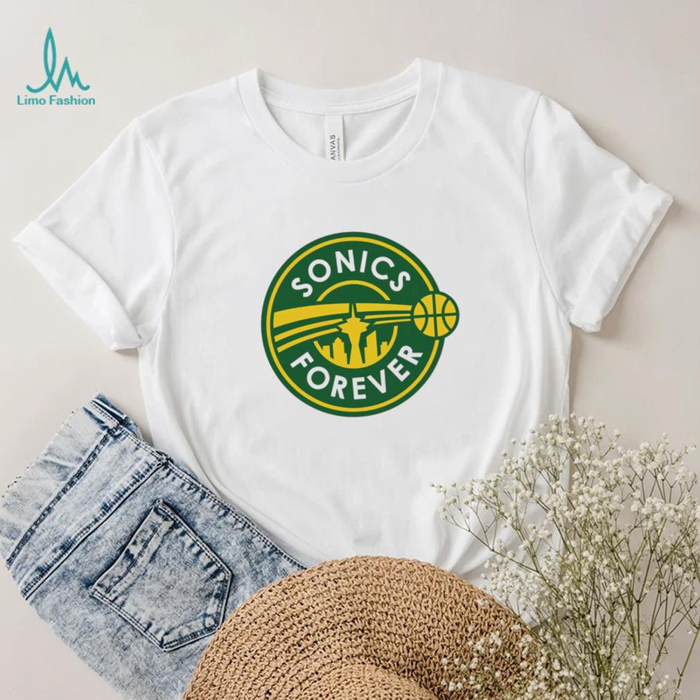 Seattle Sonics forever logo shirt Seattle Sonics forever logo shirt
