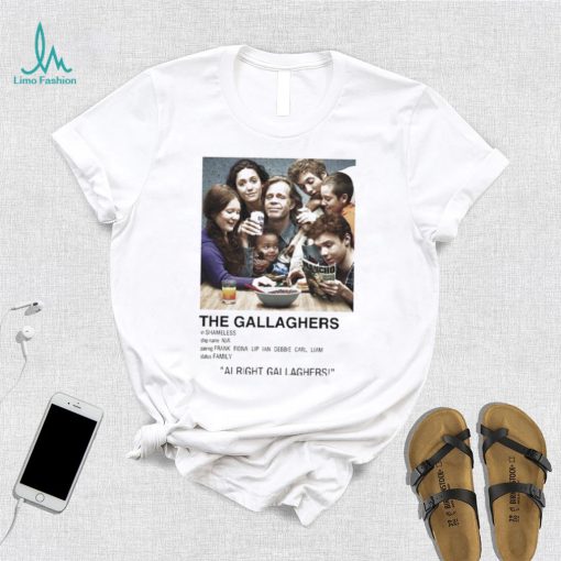 Shameless (Gallaghers) Family Minimalist Polaroid Shirt