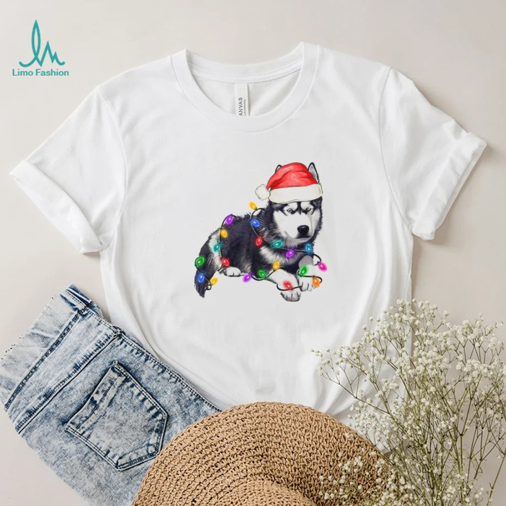 Siberian Husky Christmas Shirt, Dog Lovers, Holiday Lights Sweatshirt Siberian Husky Christmas Shirt, Dog Lovers, Holiday Lights Sweatshirt