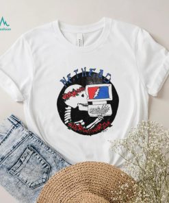 Skeleton Grateful Dead with computer Nethead shirt