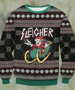 Slayer Sleigher Ugly Christmas Sweater removebg preview