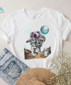 Slim Reaper Astronaut with skull the jumped with me shirt