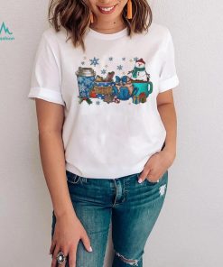 Snowman Coffee Snow Christmas shirt