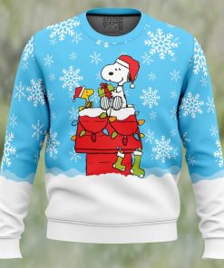 Snowy Christmas Snoopy Ugly Christmas Sweater