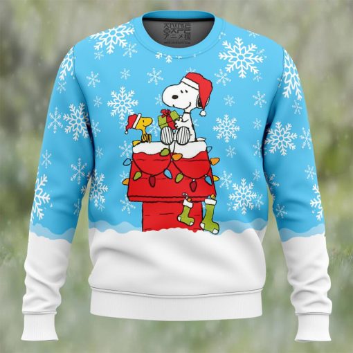 Snowy Christmas Snoopy Ugly Christmas Sweater