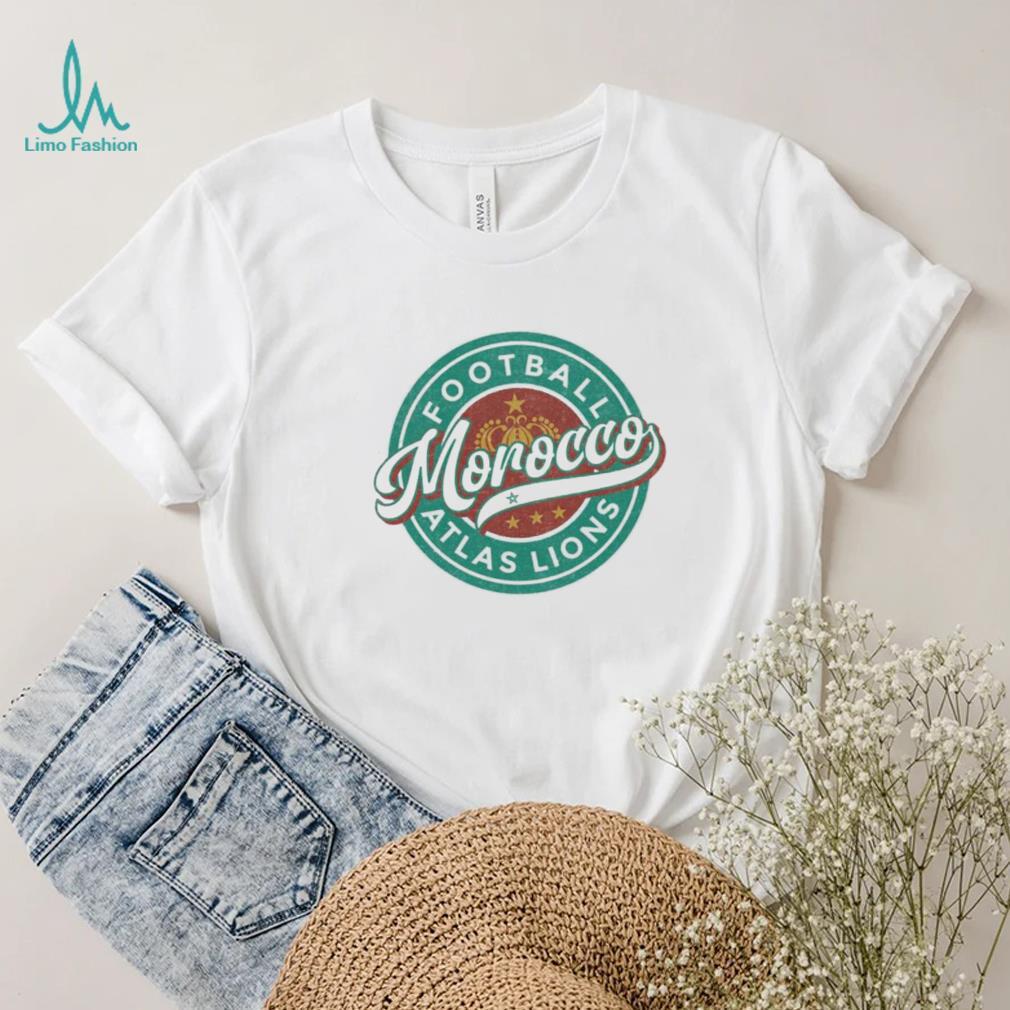 Soccer Badge Round Vintage Morocco Shirt Soccer Badge Round Vintage Morocco Shirt