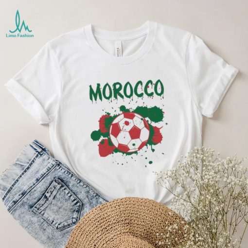 Soccer Proud Fan Graphic Morocco Shirt