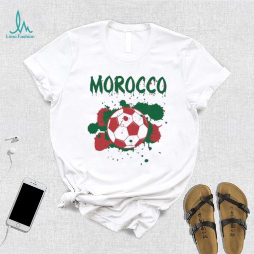 Soccer Proud Fan Graphic Morocco Shirt