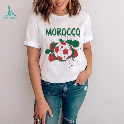 Soccer Proud Fan Graphic Morocco Shirt