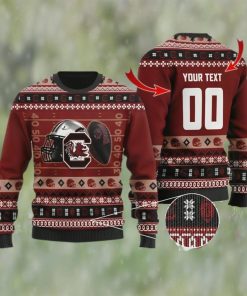 South Carolina Football Personalized Ugly Christmas Sweater