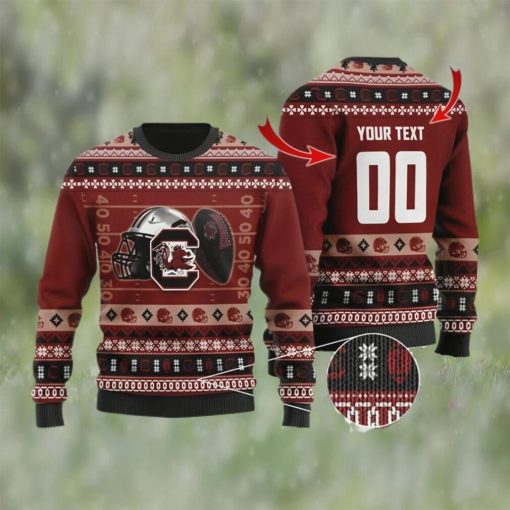 South Carolina Football Personalized Ugly Christmas Sweater