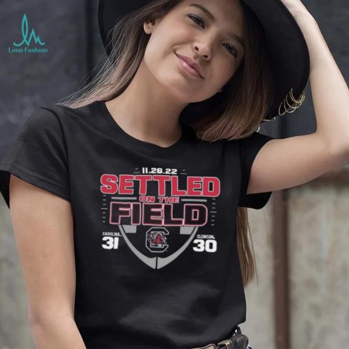 South Carolina Gamecocks Settled On The Field Victory 31 30 Shirt