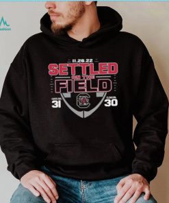 South Carolina Gamecocks Settled On The Field Victory 31 30 Shirt