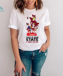 South Carolina Gamecocks vs Clemson Tigers mascot ride a Tiger this is our State it always has been shirt