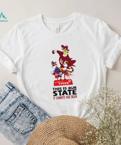 South Carolina Gamecocks vs Clemson Tigers mascot ride a Tiger this is our State it always has been shirt