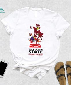 South Carolina Gamecocks vs Clemson Tigers mascot ride a Tiger this is our State it always has been shirt