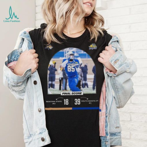 South Dakota State 39 18 Montana State football 2022 matchup final score shirt