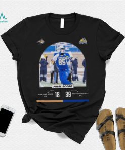 South Dakota State 39 18 Montana State football 2022 matchup final score shirt