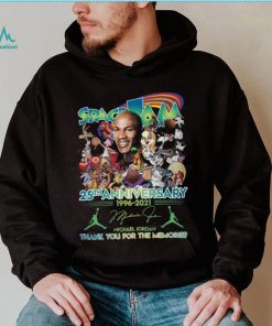 Space Jam 25th anniversary 1996 2021 Michael Jordan signature t shirt t shirtat Haywood Beach