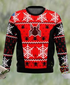 Spider Man Symbol Web Ugly Christmas Sweater