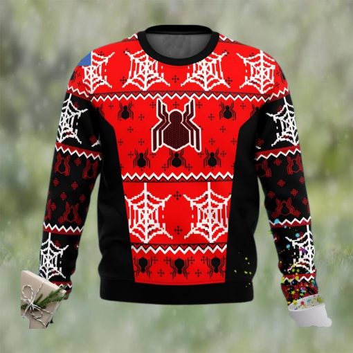 Spider Man Symbol Web Ugly Christmas Sweater