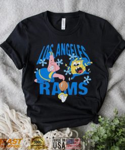 SpongeBob And Patrick X LA Rams Tee Shirt