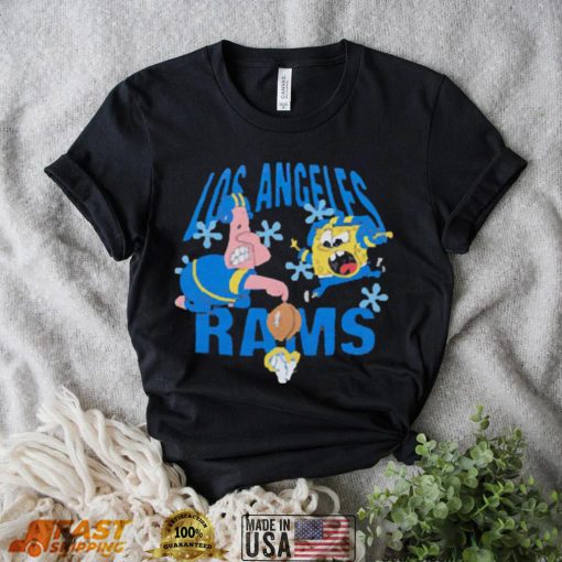 SpongeBob And Patrick X LA Rams Tee Shirt
