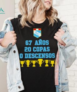 Sporting cristal 67 anos 20 copas 0 descensos T shirt