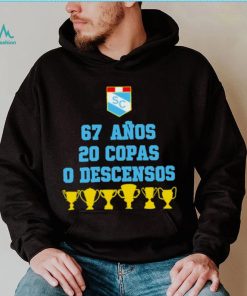 Sporting cristal 67 anos 20 copas 0 descensos T shirt