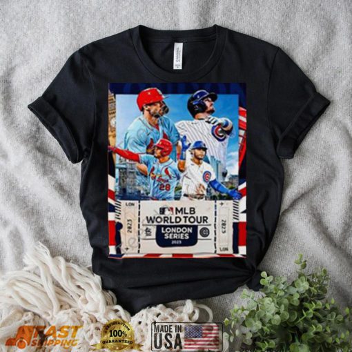 St Louis Cardinals Vs Chicago Cubs Mlb World Tour London Series 2023 Shirt