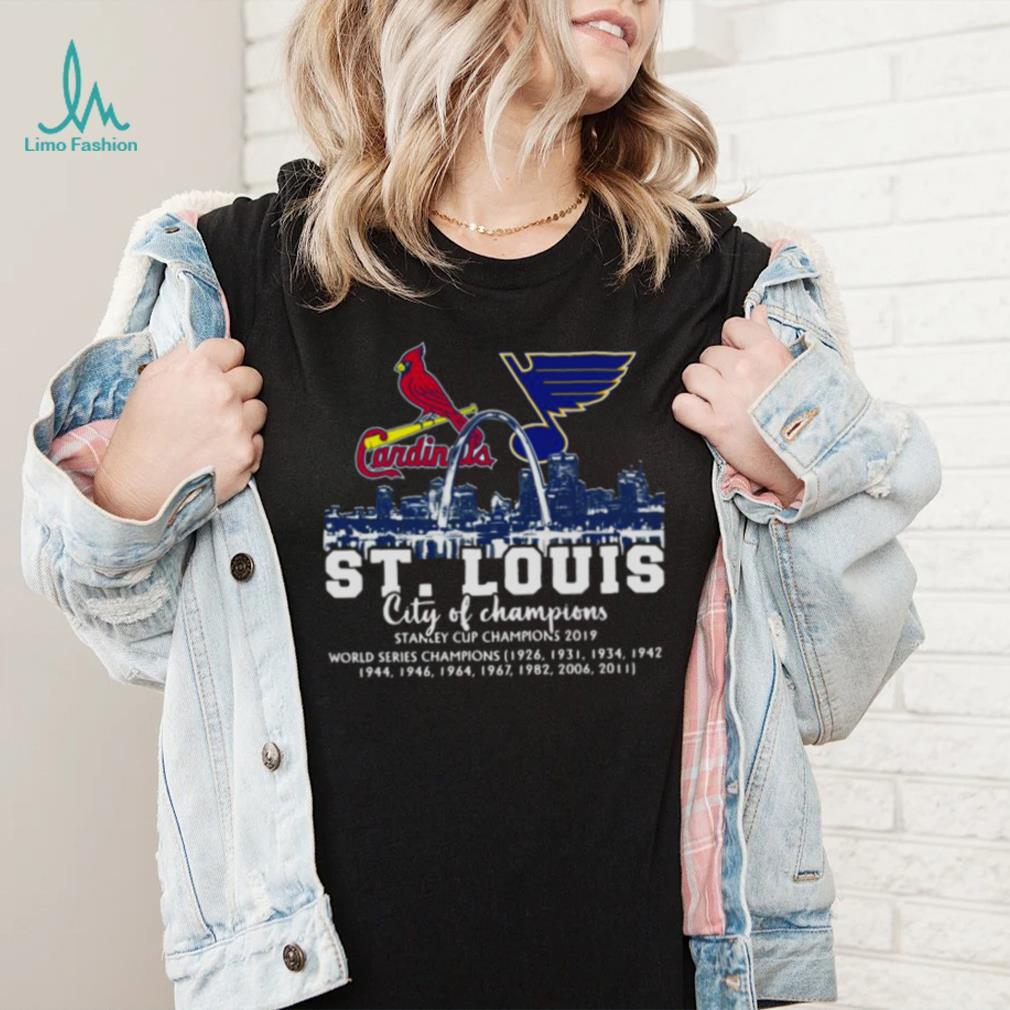 St. Louis City Of Champions St Louis Cardinals and St. Louis Blues 2022 shirt St. Louis City Of Champions St Louis Cardinals and St. Louis Blues 2022 shirt