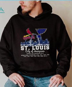 St. Louis City Of Champions St Louis Cardinals and St. Louis Blues 2022 shirt