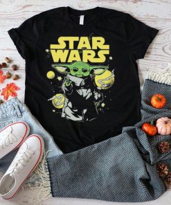 Star wars master Yoda celestial yellow tones shirt