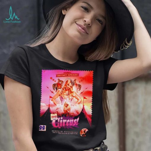 Starring Britney Spears Circus poster shirt1