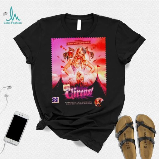 Starring Britney Spears Circus poster shirt3